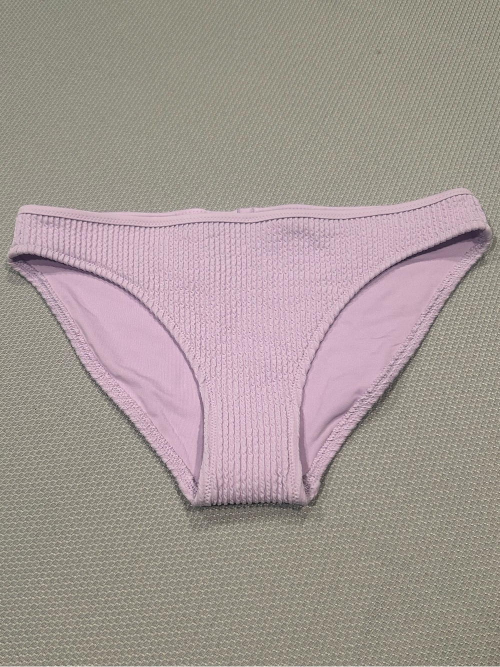 aerie Lilac Purple Ribbed Classic. Bikini Bottoms